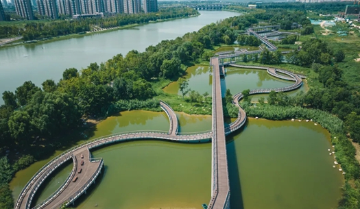 以水潤城，城發(fā)集團生態(tài)項目為鄭州注入“水的靈動”